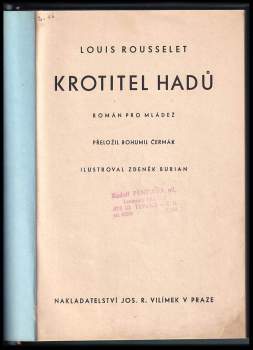 Louis Rousselet: Krotitel hadů