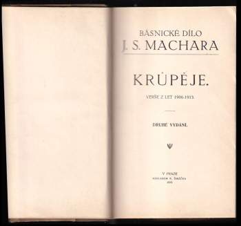 Josef Svatopluk Machar: Krůpěje