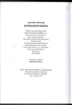 Josef Alois Náhlovský: Krušnohorská kronika