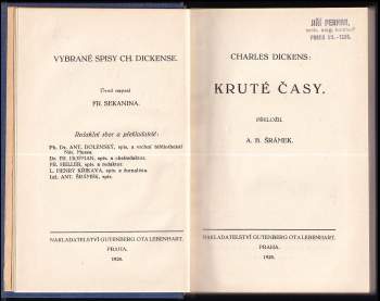 Charles Dickens: Kruté časy