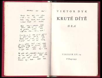 Viktor Dyk: Kruté dítě