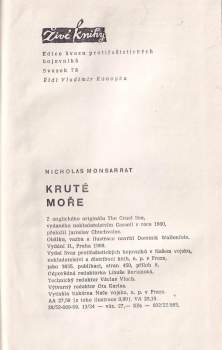 Nicholas Monsarrat: Kruté moře
