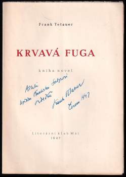 Frank Tetauer: Krvavá fuga