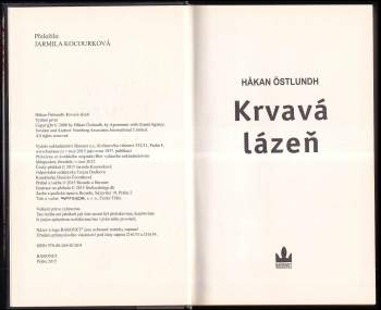 Håkan Östlundh: Krvavá lázeň