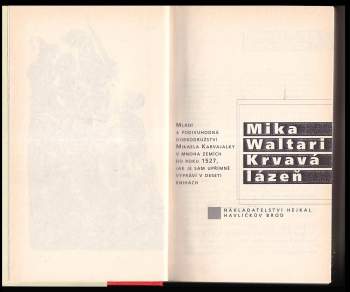 Mika Waltari: Krvavá lázeň