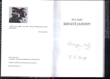 Jiří Svetozar Kupka: Krvavé jahody