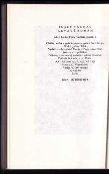 Josef Váchal: Krvavý román