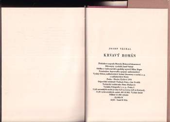 Josef Váchal: Krvavý román