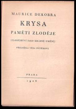 Maurice Dekobra: Krysa