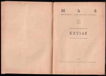 Antonín Hirsch: Krysař