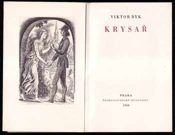 Viktor Dyk: Krysař - RYTINY A DŘEVORYT CYRIL BOUDA