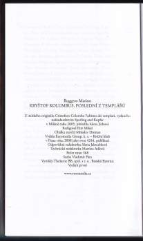 Ruggero Marino: Kryštof Kolumbus