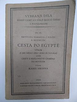 Kryštofa Haranta z Polžic a Bezdružic Cesta po Egyptě