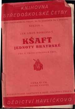 Kšaft Jednoty bratrské