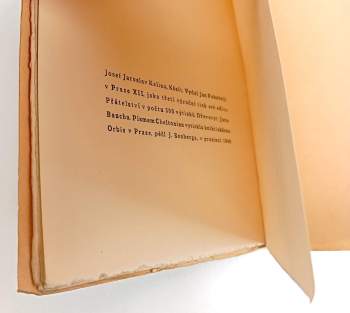 Josef Jaroslav Kalina: Kšaft