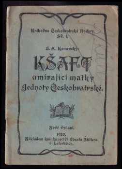 Kšaft umírající matky Jednoty českobratrské