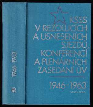 KSSS v rezolucích a usneseních sjezdů, konferencí a plenárních zasedání ÚV