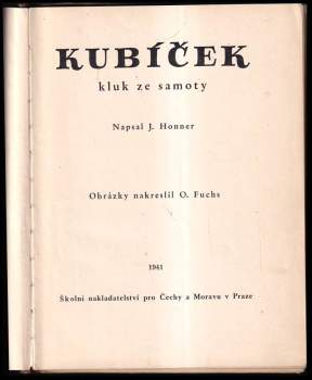 Jakub Honner: Kubíček, kluk ze samoty