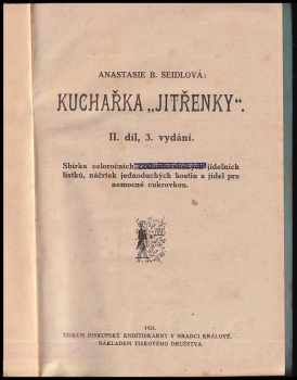 Anastasie B Seidlová: Kuchařka Jitřenky