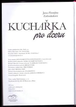 Jana Florentýna Zatloukalová: Kuchařka pro dceru