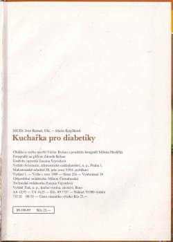 Ivan Rameš: Kuchařka pro diabetiky