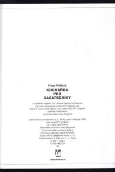 Fiona Watt: Kuchařka pro začátečníky