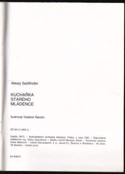 Alexej Gsöllhofer: Kuchařka starého mládence