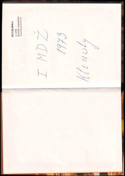 Joza Břízová: Kuchařka ze sešitů domácího hospodaření