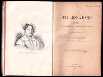 Kuchařská kniha - sbírka vyzkoušených jídelních předpisů - česká škola kuchařská