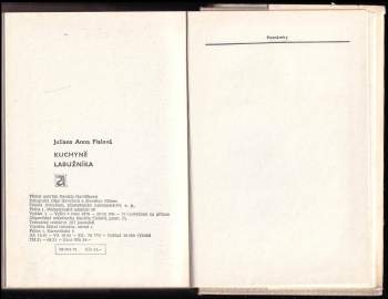 Juliana Anna Fialová: Kuchyně labužníka