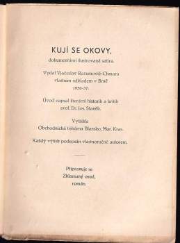Vjačeslav J Razumovič-Chmara: Kují se okovy