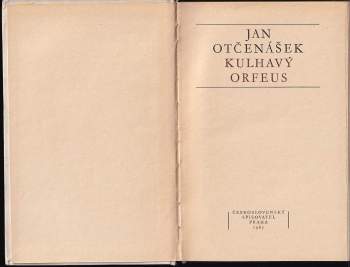 Jan Otčenášek: Kulhavý Orfeus