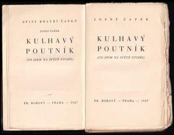 Josef Čapek: Kulhavý poutník