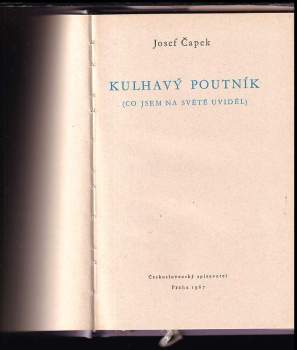 Josef Čapek: Kulhavý poutník
