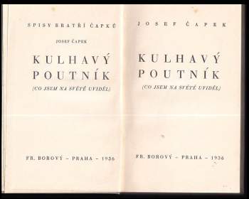 Josef Čapek: Kulhavý poutník