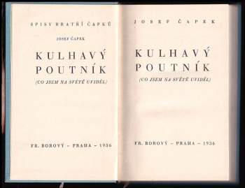 Josef Čapek: Kulhavý poutník