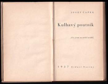 Josef Čapek: Kulhavý poutník