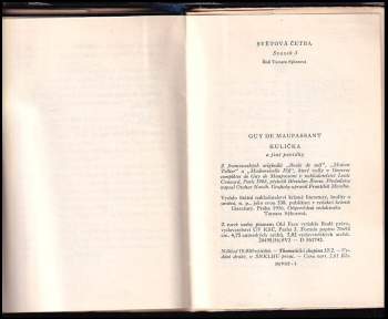 Guy de Maupassant: Kulička a jiné povídky