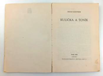 Erich Kastner: Kulička a Toník