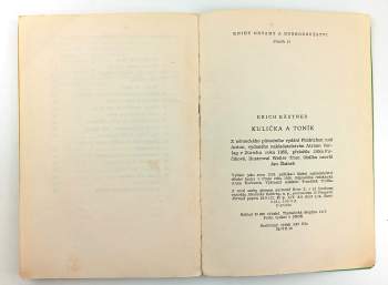 Erich Kastner: Kulička a Toník