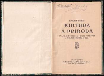 Bohumil Bauše: Kultura a příroda