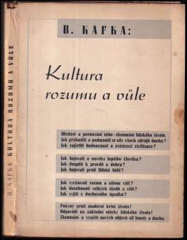 Kultura rozumu a vůle