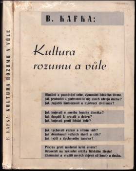 Kultura rozumu a vůle