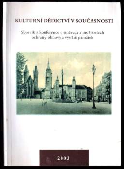 Kulturní dědictví v současnosti