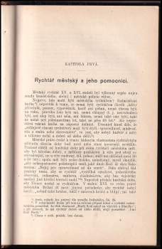 Zikmund Winter: Kulturní obraz českých měst - život veřejný v XV. a XVI. věku