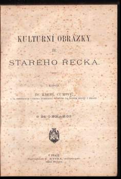 Karel Cumpfe: Kulturní obrázky ze starého Řecka