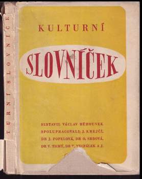 Kulturní slovníček