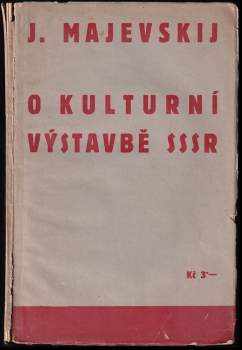 Kulturní výstavba SSSR