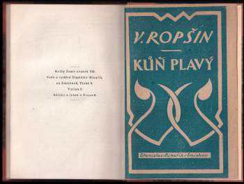 V Ropšin: Kůň plavý