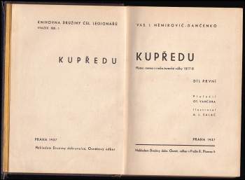 Vasilij Ivanovič Nemirovič-Dančenko: Kupředu